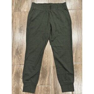 Cabi 3923 Womens Pivot Jogger Pants Sz Med Green Pull On High Rise Athleisure